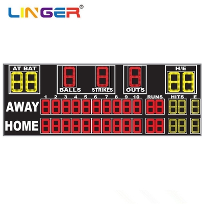 ระบบควบคุมแบบไร้สาย บาสบอล LED Scoreboard ปรับแต่งตามต้องการ พร้อมการติดตั้งง่าย