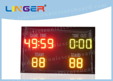 สีเหลือง / แดง / เขียว Led อิเล็กทรอนิกส์ Scoreboard เพนท์บอลกับใบรับรอง CE / ROHS