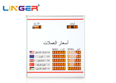 รูปแบบภาษาอาหรับขนาดเล็กแสดงผลคณะกรรมการคณะกรรมการการแสดงผลอัตรา Led อิเล็กทรอนิกส์