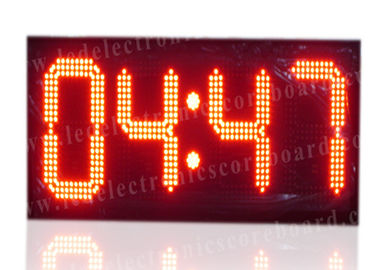 นาฬิกาจับเวลาขนาดใหญ่ที่มีความสว่างสูงพร้อมตัวยึดแบบแขวนได้รับการอนุมัติ CE / ROHS