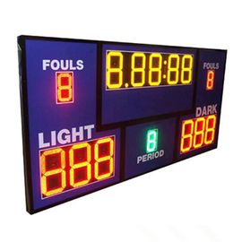Multi Sport LED ป้ายบอกคะแนนบาสเก็ตบอลแบบดิจิตอลพร้อม Shot Clock Timer / Buzzer