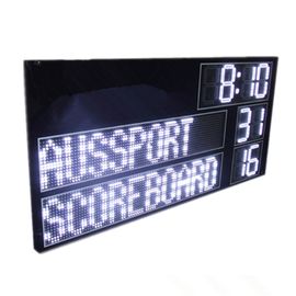 ความสว่างสูงแอฟบอกคะแนนฟุตบอลอิเล็กทรอนิกส์ Led Scoreboard คริกเก็ตที่มีชื่อทีมนำ
